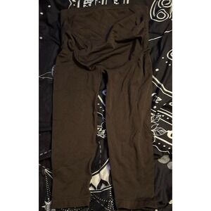 Women's‎ Brown Maternity Smoothing Shapewear Leggings, Medium